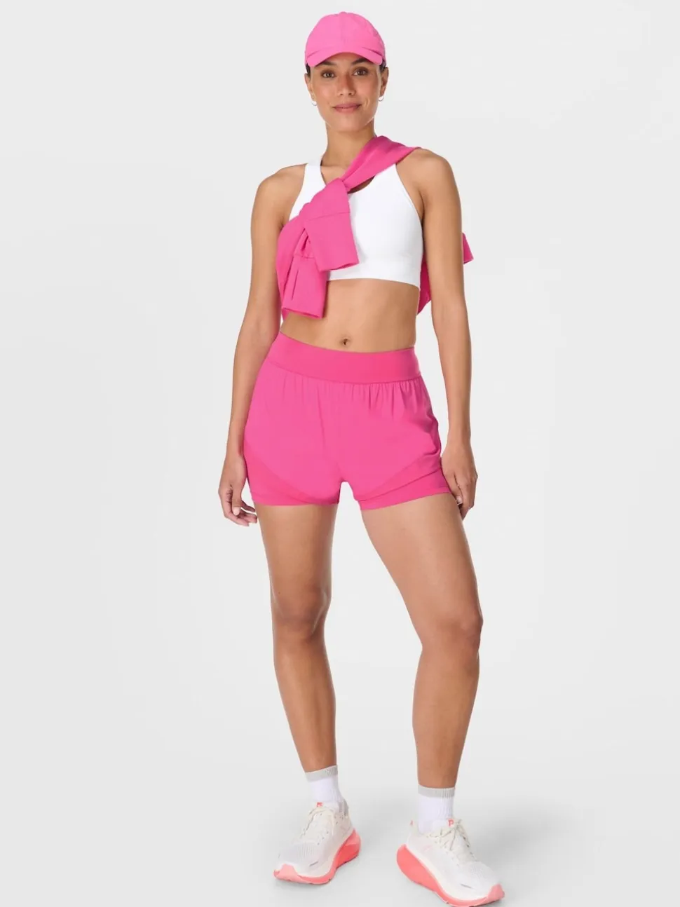 Sweaty Betty Pink Tempo Run Shorts