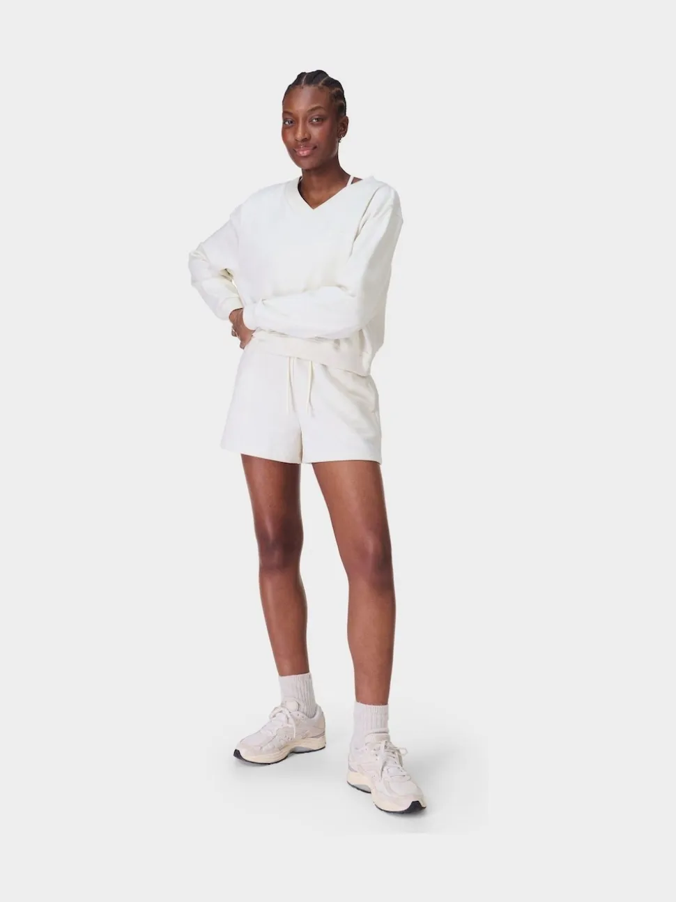 Sweaty Betty White Revive Boxy Shorts