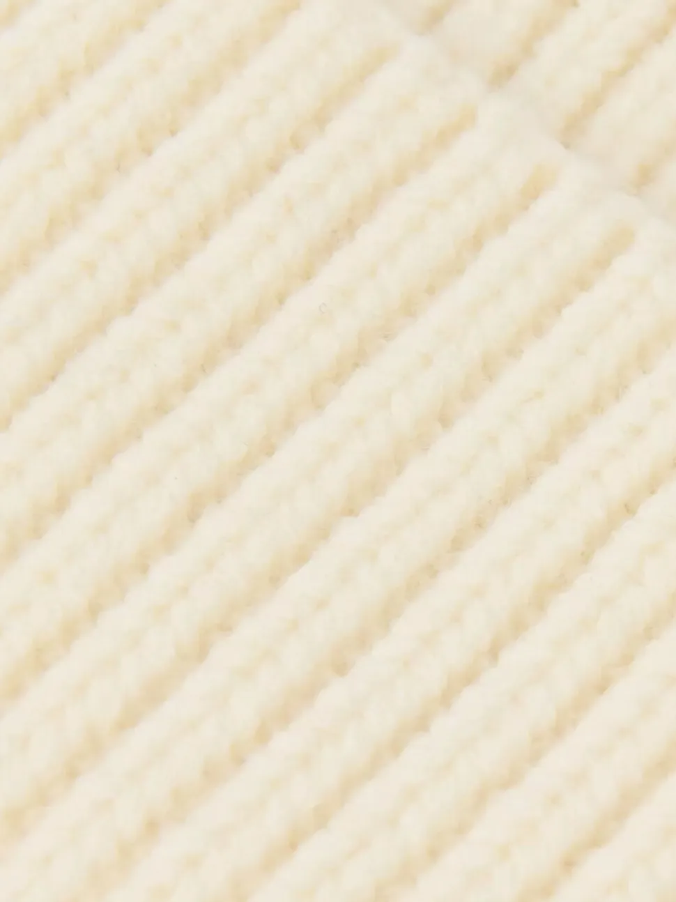 Sweaty Betty White Soft Cloud Knitted Beanie Hat