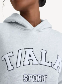TALA Grey Light Oversized Volley Hoodie with Fleece