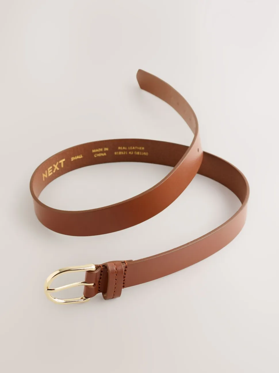 Tan Brown Regular Leather Belt
