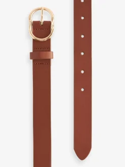 Tan Brown Regular PU Belt