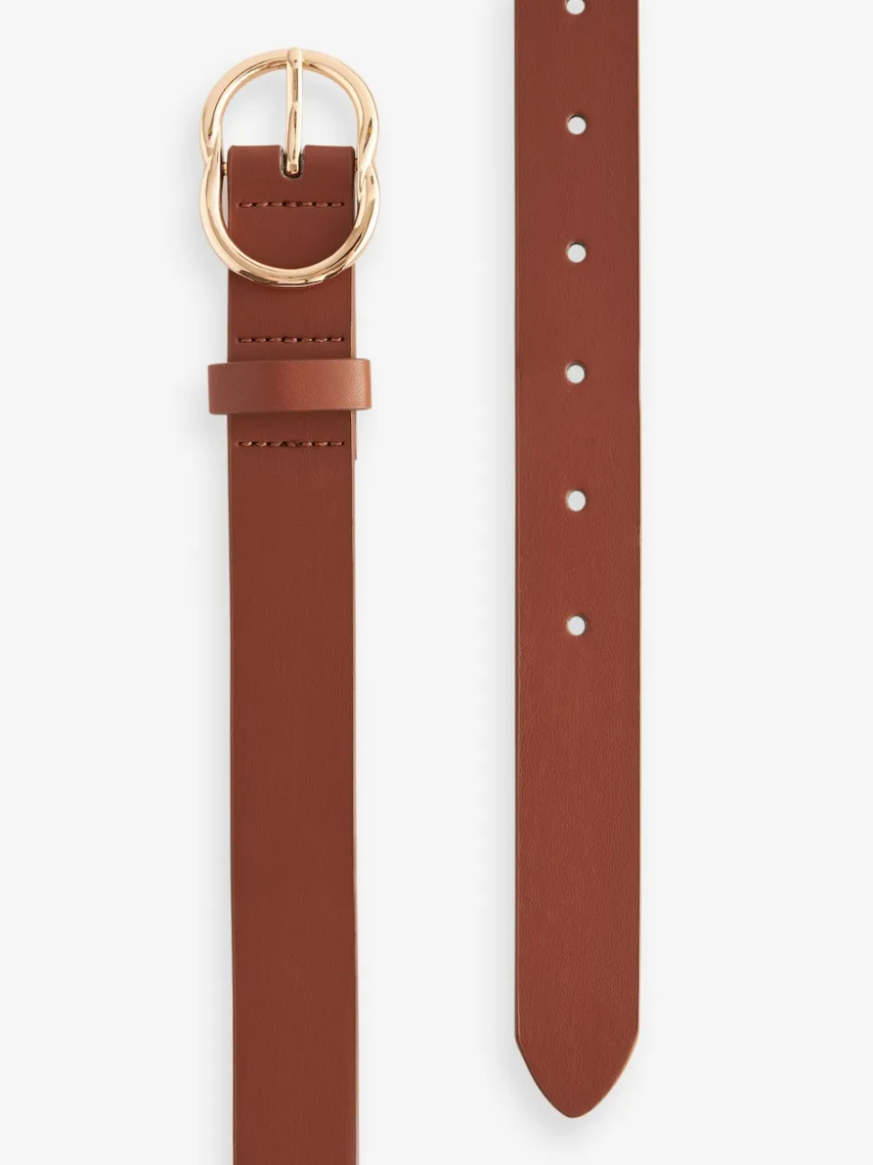 Tan Brown Regular PU Belt