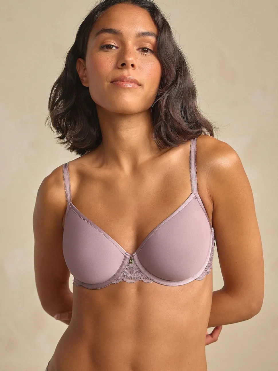 Taupe Pad Full Cup Premium Ultimate Comfort Lightweight Breathable T-Shirt Bra
