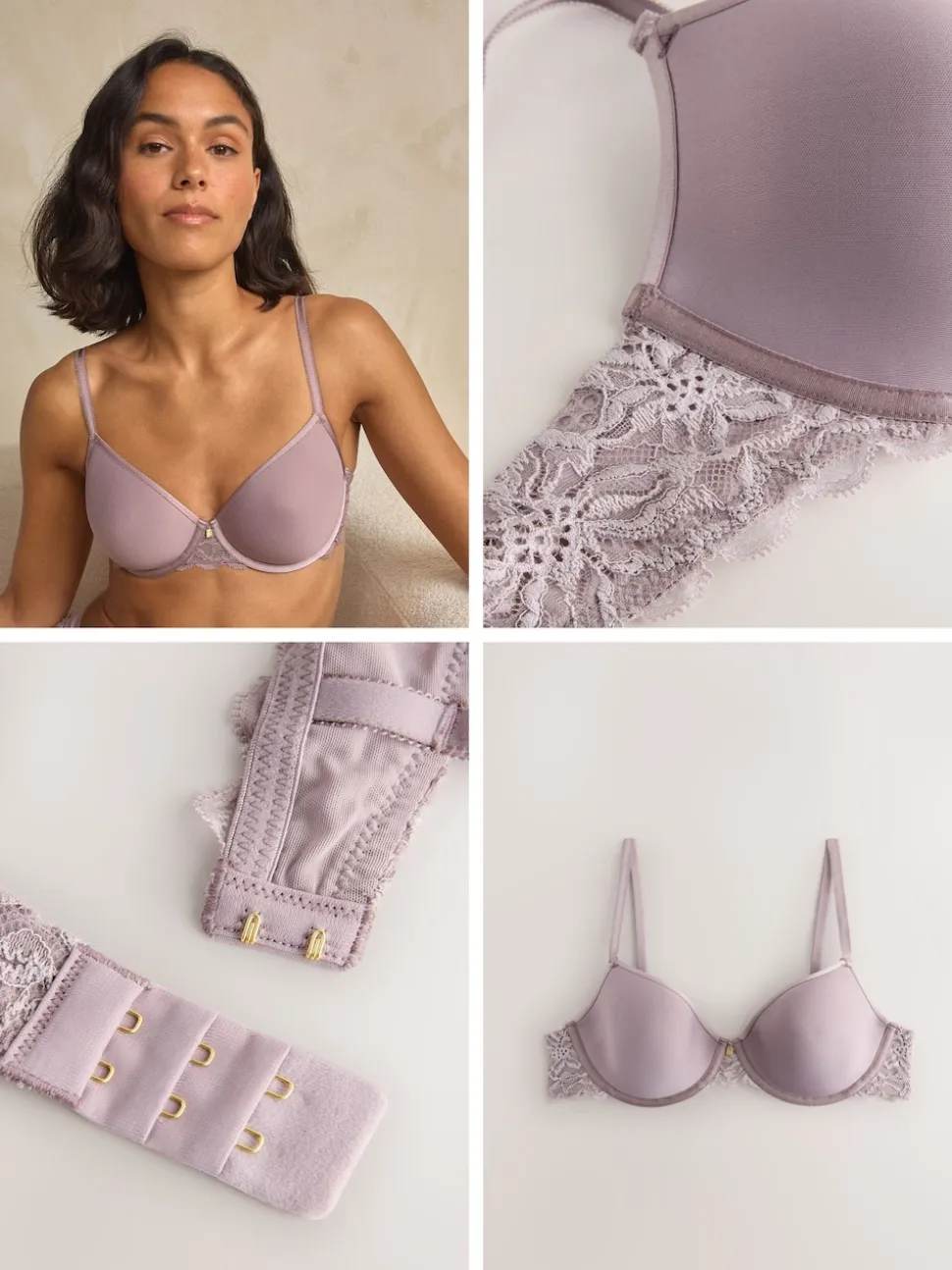 Taupe Pad Full Cup Premium Ultimate Comfort Lightweight Breathable T-Shirt Bra