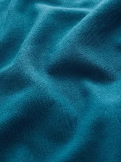 Teal Blue Half Zip Sweatshirt