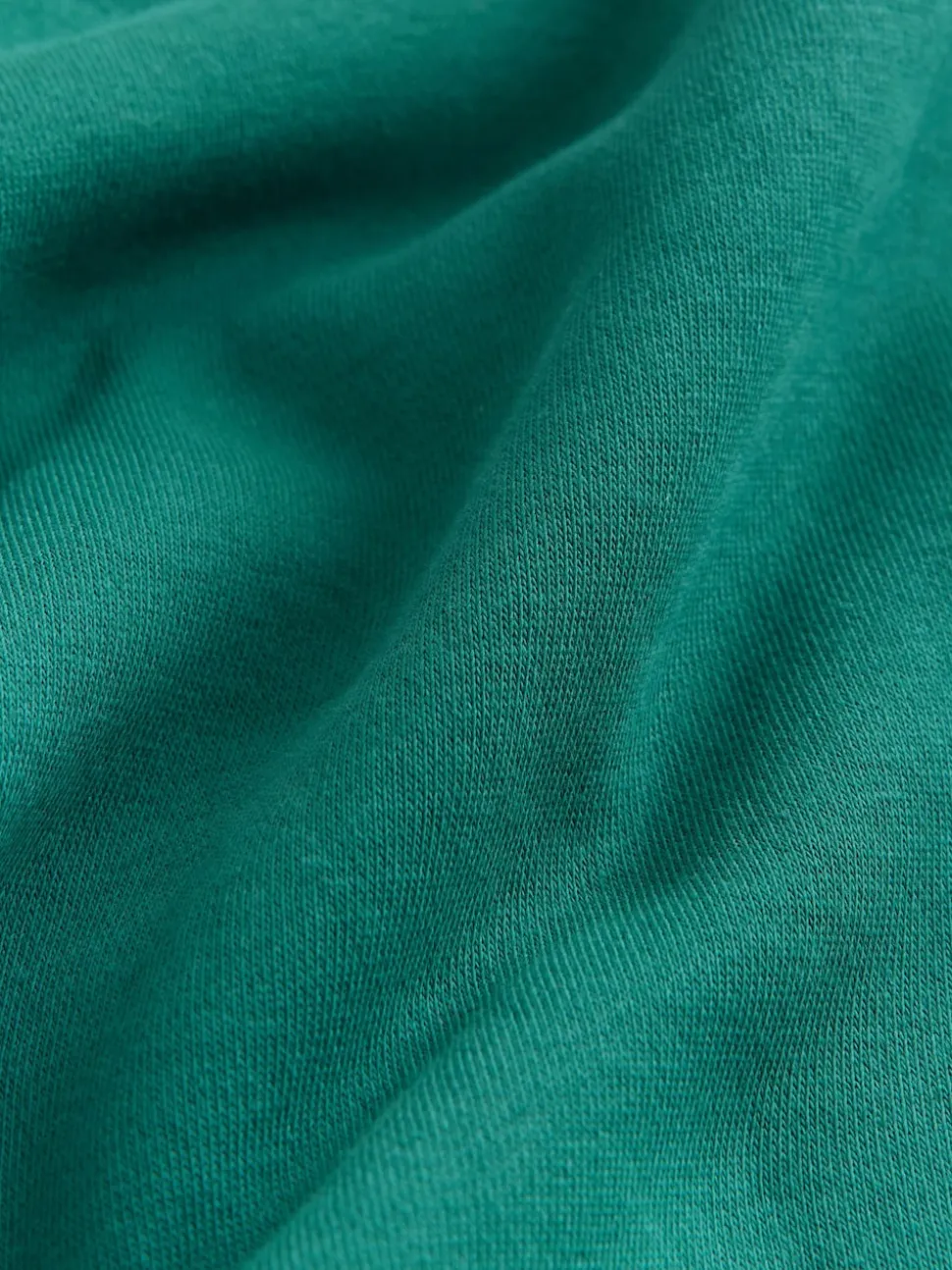 Teal Blue Relaxed Fit Heavyweight Longline Crew Neck Sweatshirt