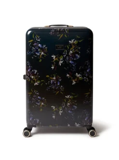 Ted Baker Blue Midnight Bloom Large Suitcase