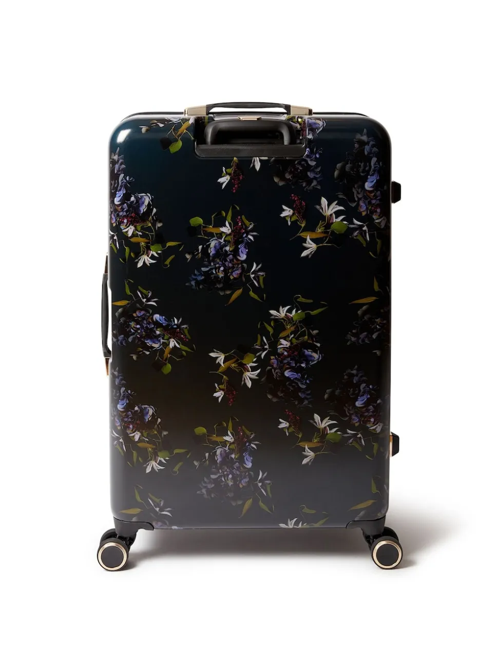 Ted Baker Blue Midnight Bloom Large Suitcase