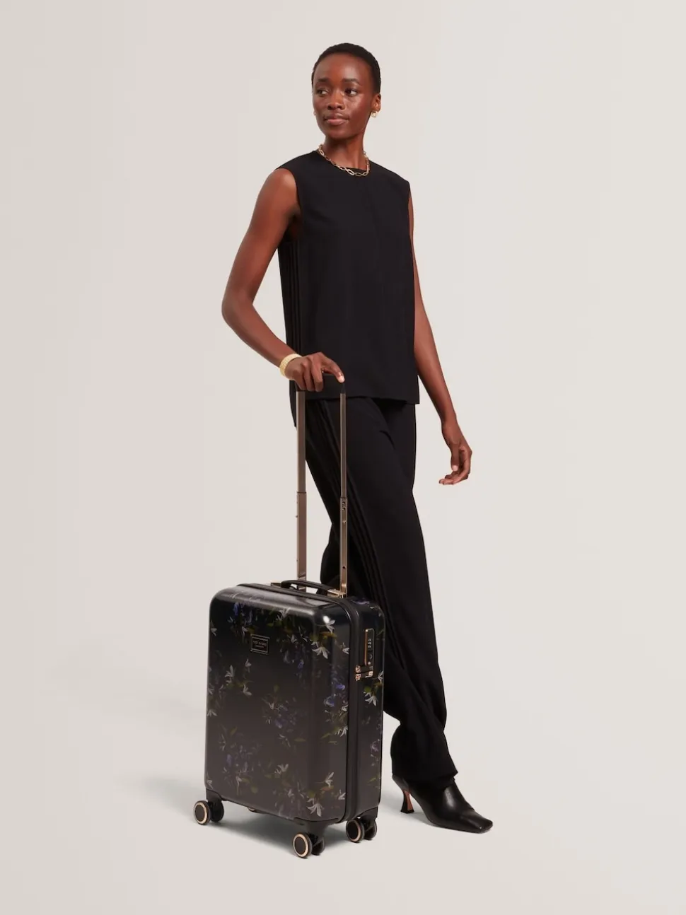 Ted Baker Blue Midnight Bloom Cabin Case