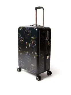 Ted Baker Blue Midnight Bloom Medium Suitcase