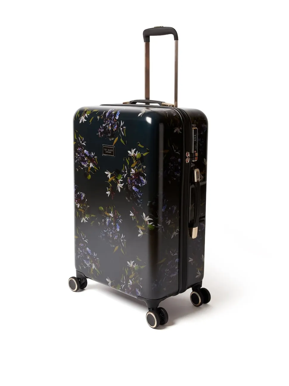 Ted Baker Blue Midnight Bloom Medium Suitcase