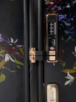 Ted Baker Blue Midnight Bloom Medium Suitcase