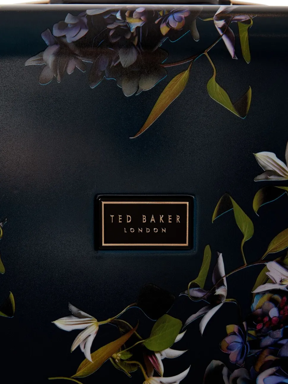 Ted Baker Blue Midnight Bloom Medium Suitcase