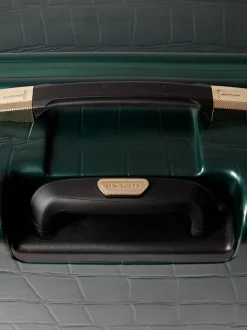 Ted Baker Green Icon Case Croc Large Suitcase