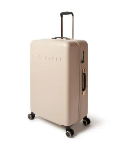 Ted Baker Nude Icon Case Croc Large Suitcase