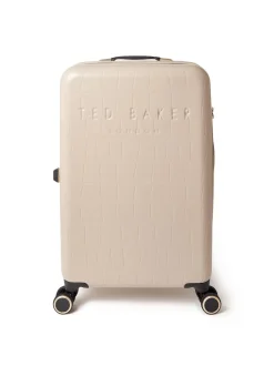 Ted Baker Nude Icon Case Croc Medium Suitcase
