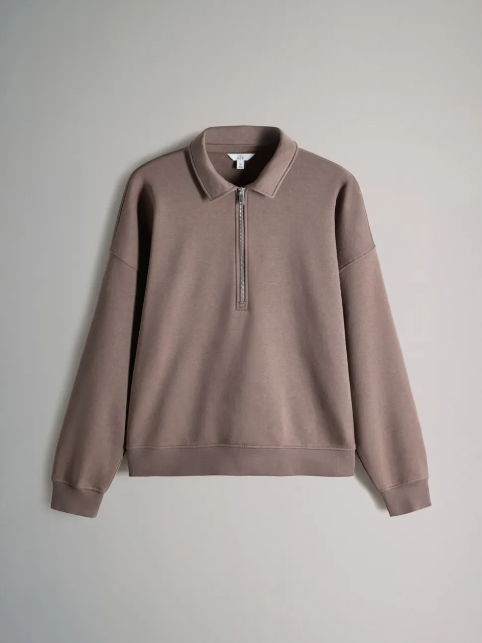 The Set 2 Pack Collared Zip Sweatshirt Navy/Light Brown