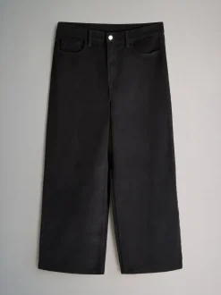 The Set 2 Pack Cord Wide Leg Jeans Cream/Black