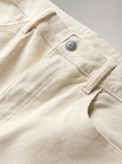 The Set 2 Pack Cord Wide Leg Jeans Cream/Black
