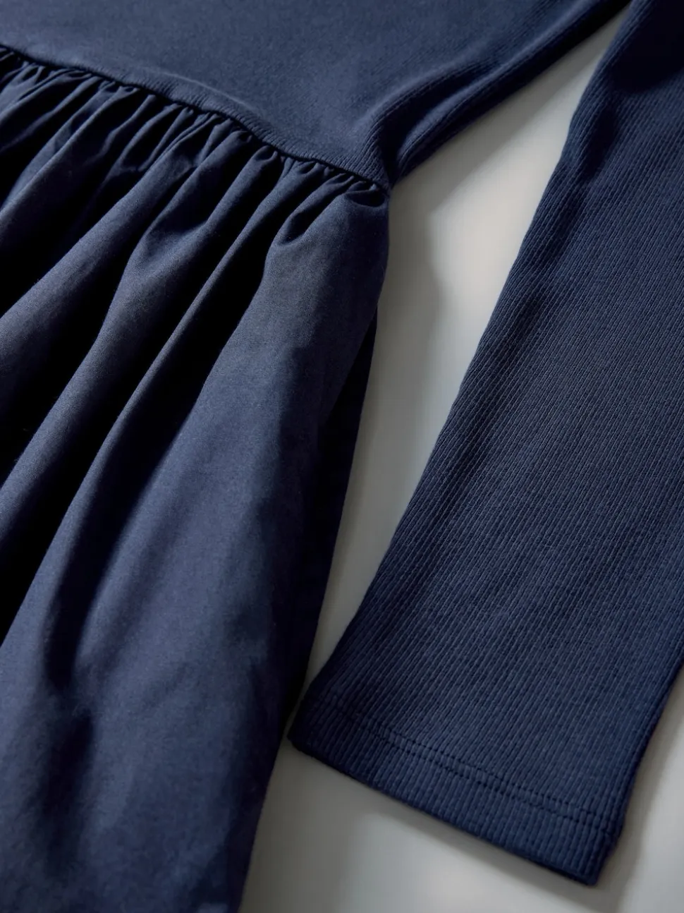 The Set 2 Pack Drop Waist Long Sleeve Dresses Navy Blue/Black