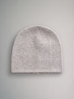 The Set 3 Pack Fine Knit Beanie Cream/Camel/Charcoal Marl