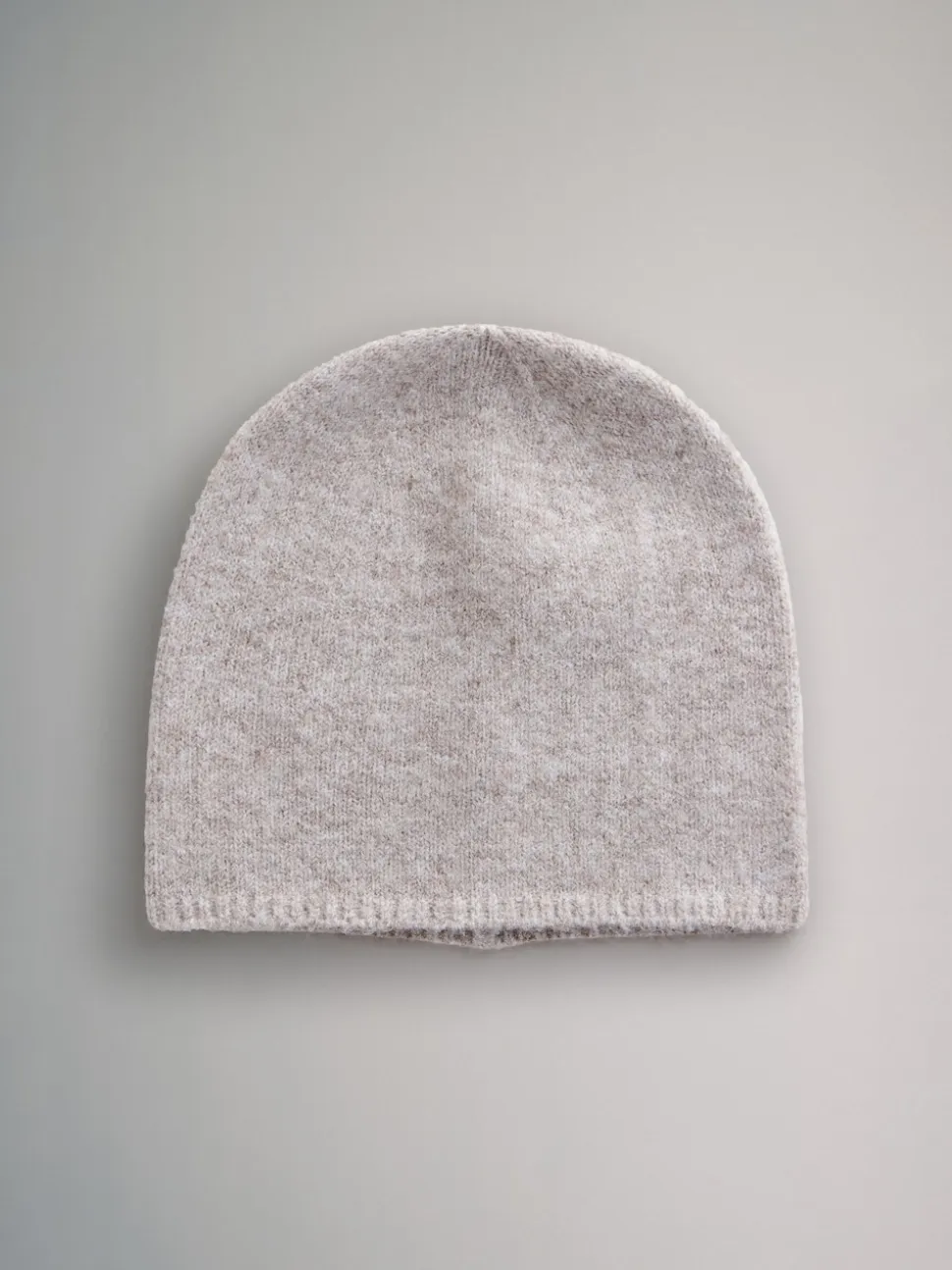 The Set 3 Pack Fine Knit Beanie Cream/Camel/Charcoal Marl