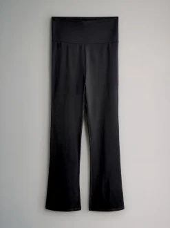 The Set 3 Pack Flared Leggings Black