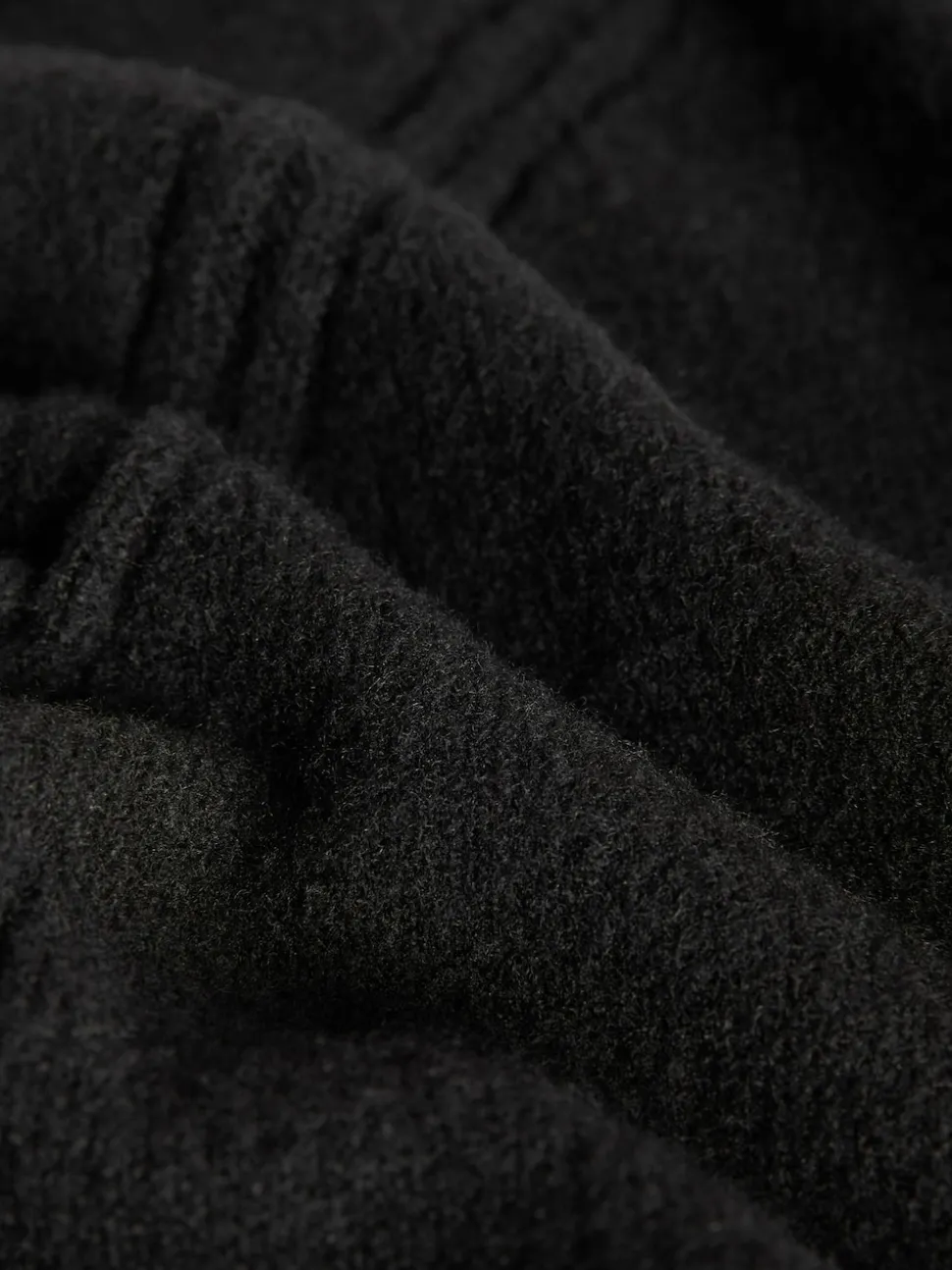 The Set 2 Pack High Neck Jumper/Cardigan Black Cable