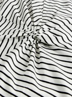 The Set 3 Pack Knot Front T-Shirts Black/White/Stripe