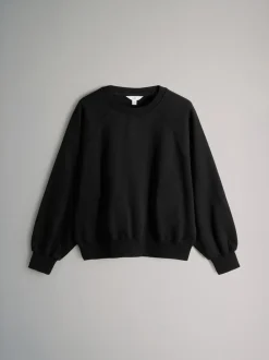 The Set 3 Pack Raglan Sweat Tops Black/Navy/Cream