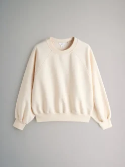 The Set 2 Pack Raglan Sweat Tops Pink/Cream