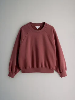 The Set 2 Pack Raglan Sweat Tops Pink/Cream