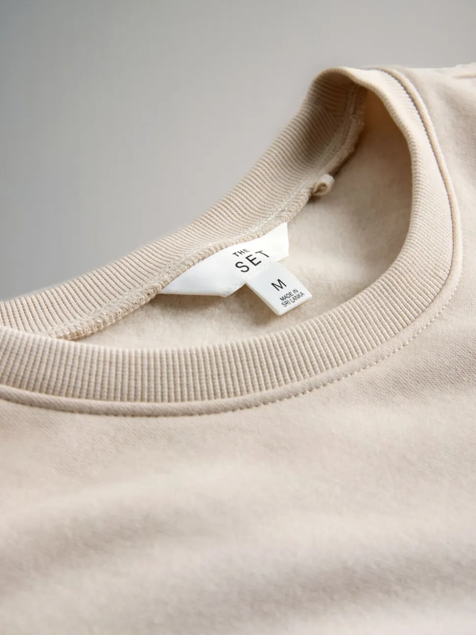 The Set 3 Pack Relaxed Crew Neck Sweatshirts Chocolate Brown/Taupe Brown/Cream