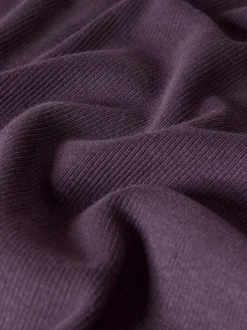 The Set 3 Pack Scoop Back Ribbed Bodycon Dress Black/Plum Purple/Chocolate Brown