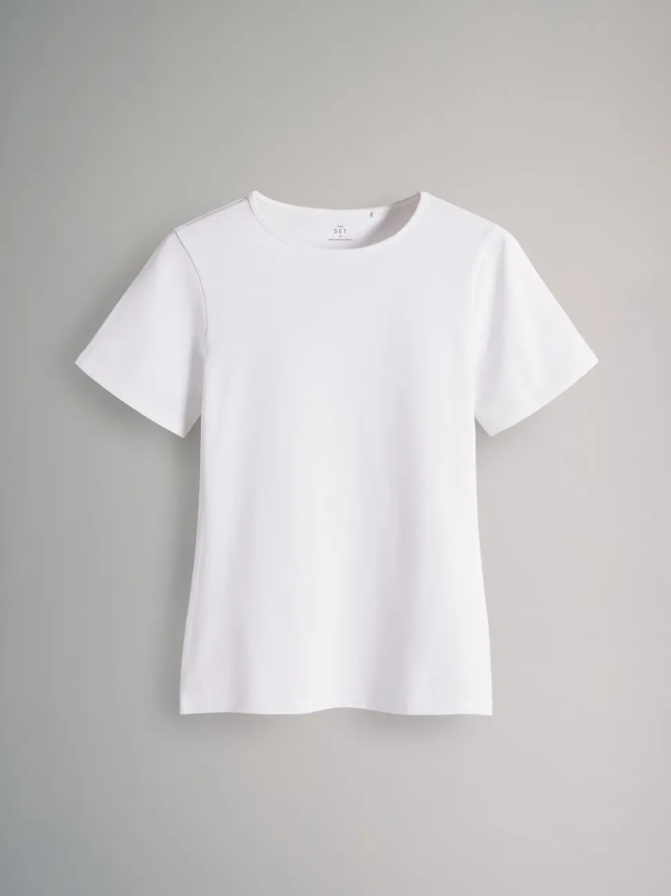 The Set 5 Pack Short Sleeve Fitted Crew Neck T-Shirts Black/Brown/Neutral/Nude/White