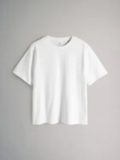 The Set 7 Pack Short Sleeve T-Shirts Black/Chocolate Brown/Neutrals/White