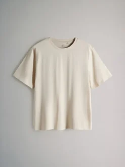 The Set 7 Pack Short Sleeve T-Shirts Black/Chocolate Brown/Neutrals/White