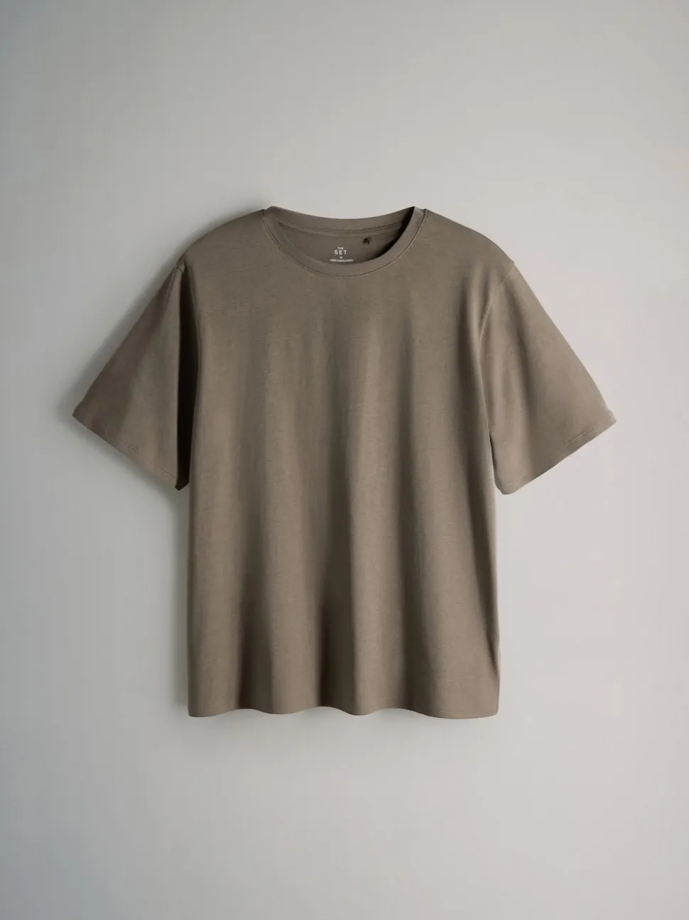 The Set 7 Pack Short Sleeve T-Shirts Black/Chocolate Brown/Neutrals/White