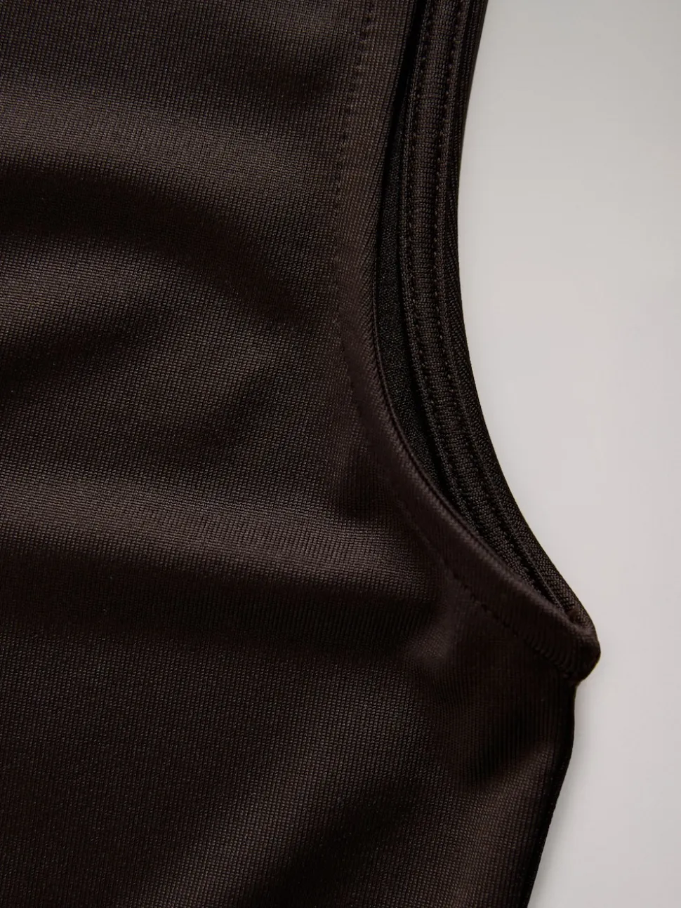 The Set 3 Pack Soft Touch High Neck Tops Balck/Chocolate Brown/White