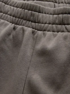 The Set 2 Pack Wide Leg Joggers Brown/Cream