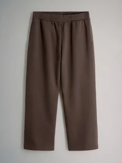 The Set 3 Pack Wide Leg Joggers Chocolate Brown/Pink/Cream