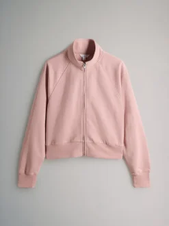 The Set 2 Pack Zip Cropped Funnel Neck Jackets Pink/Blue