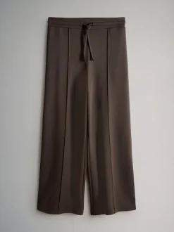 The Set Modal Straight Leg Joggers 2 Pack Navy Blue/Chocolate Brown