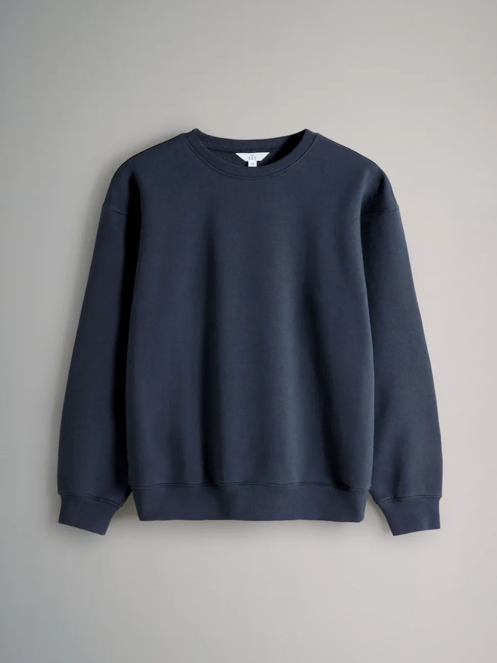 The Set Navy/Oatmeal 4 Pack Crew Neck Sweat and Wide Leg Joggers