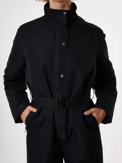 Threadbare Black Ski Jumpsuit