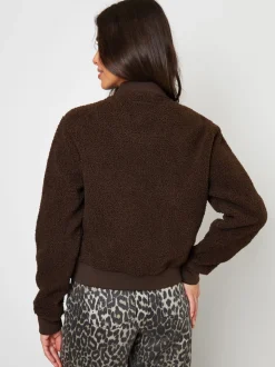 Threadbare Brown Borg Bomber Jacket