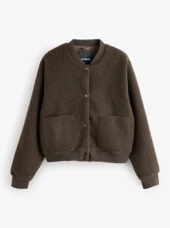 Threadbare Brown Borg Bomber Jacket