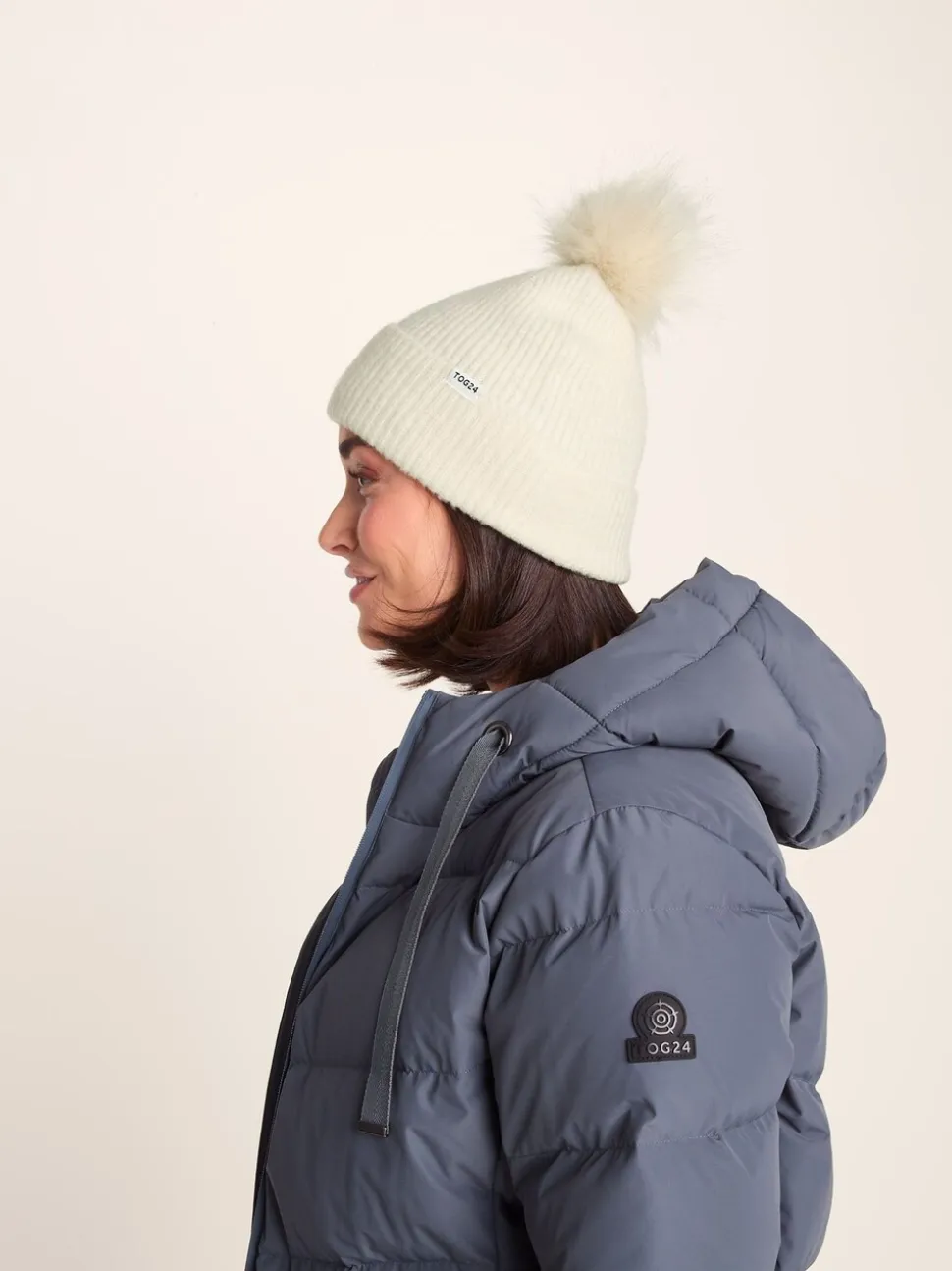 Tog 24 Cream Anya Knitted Hat