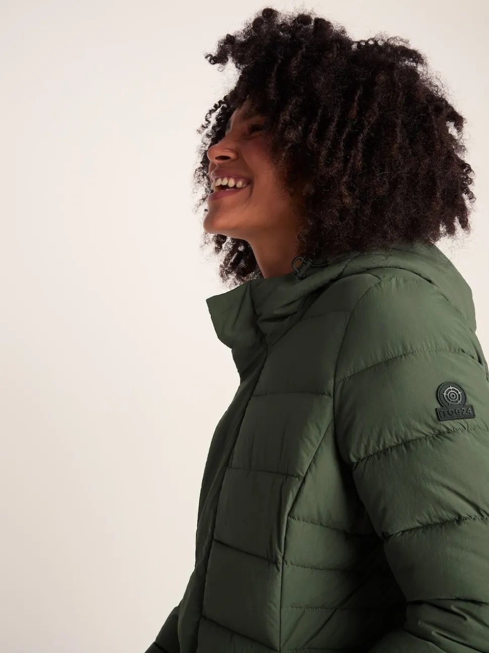 Tog 24 Green Womens Kirkham Padded Long Parka